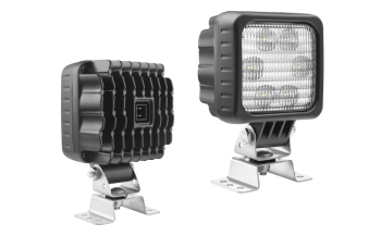 Lampe de travail avec LEDs, support oméga et connecteur AMP Faston intégré