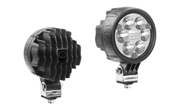 Phare de travail avec LEDs et connecteur AMP SuperSeal intégré - bleue