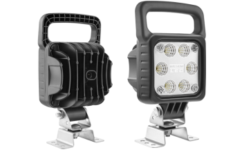Phare de travail avec LEDs, support oméga et connecteur AMP SuperSeal intégré