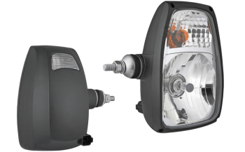 Phare avant type H4 avec connecteur DT04-6P - gauche