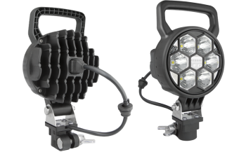 Phare de travail avec LEDs, support CAR1 et connecteur AMP Faston intégré