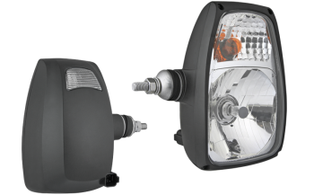 Phare avant type H4 avec connecteur DT04-6P - gauche