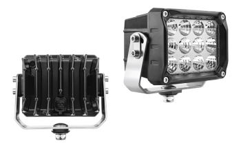 Phare de travail avec LEDs, support inférieur et connecteur Deutsch DT04-2P intégré