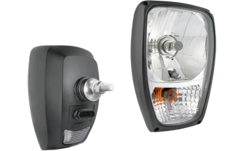 Phare avant type H4 avec connecteur AMP SuperSeal - droit / gauche