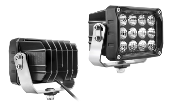 Phare de travail avec LEDs, support inférieur et câble