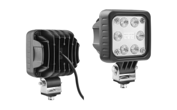 Phare de travail avec LEDs et câble - bleue