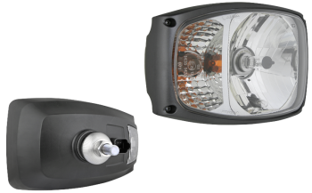 Phare avant type H4 avec connecteur DT04-6P - droit