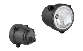 Phare de travail halogène (fixation pour 3 écrous) avec connecteur AMP Faston intégré