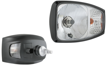 Phare avant type H4 avec connecteur DT04-6P - gauche