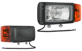 Phare avant type H4 avec câble - gauche