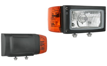 Phare avant type H4 avec connecteur DT04-6P intégré - droit