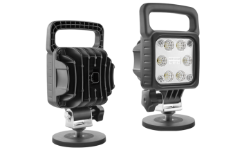 Phare de travail avec LEDs, support magnétique et connecteur Deutsch DT04-2P intégré