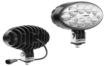 Phare de travail avec LEDs, câble et connecteur HB3 2P Cap