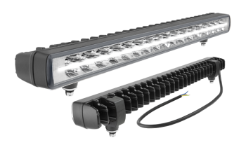 Phare de travail avec LEDs, feu de position et support inférieur