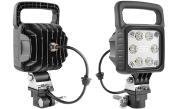Phare de travail avec LEDs, support CAR1 et connecteur Deutsch DT04-2P intégré