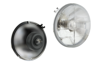 Insert de phare pour Fiat 600, type R2 (feux: de croisement, de route)