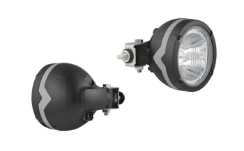Lampe de travail halogène avec fixation latéral et connecteur AMP Faston intégré