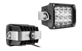 Phare de travail avec LEDs, support arrière et câble