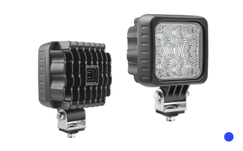 Phare spéciale avec LEDs et connecteur AMP Faston intégré - bleue