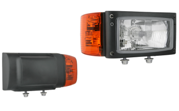 Phare avant type H4 avec connecteur DT04-6P intégré - droit