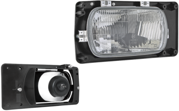 Phare avant type H4 - droit, avec correcteur manuel (feux: de croisement, de route)