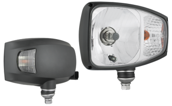 Phare avant type H4 avec connecteur DT04-6P - gauche