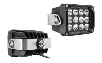 Phare de travail avec LEDs, support arrière et câble