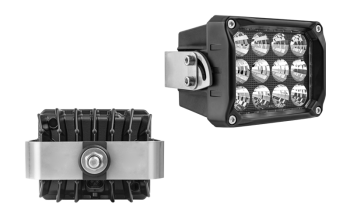 Phare de travail avec LEDs, support arrière et connecteur AMP SuperSeal intégré