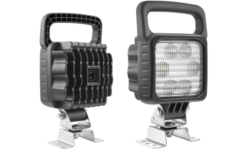 Phare de travail avec LEDs, support oméga et connecteur AMP Faston intégré