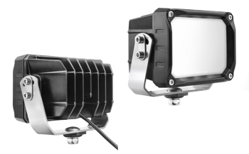 Phare de travail avec LEDs, support inférieur et câble