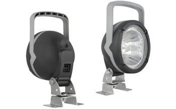 Phare de travail halogène avec connecteur AMP Faston AMP intégré