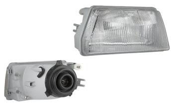 Phare avant pour Fiat Cinquecento, type R2 - gauche, avec correcteur manuel