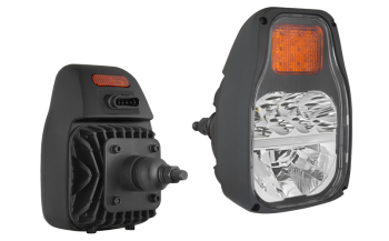 Phare avant avec LEDs, support arrière et connecteur AMP SuperSeal intégré - droit / gauche