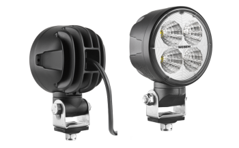 Phare de travail avec LEDs, câble et support pivotant