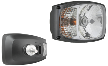 Phare avant type H4 avec connecteur AMP SuperSeal - droit