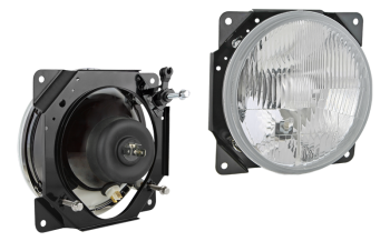 Phare avant pour Zuk, type H4 - gauche, avec correcteur manuel (feux: de croisement, de route, de position)