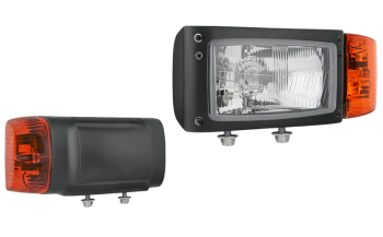 Phare avant type H4 avec connecteur DT04-6P intégré - gauche