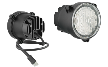 Phare de travail avec LEDs, câble et connecteur Deutsch DT04-2P (fixation pour 3 vis)