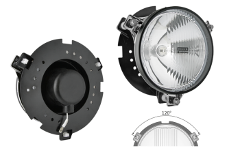 Phare route de rallye Ø150 - type 120°