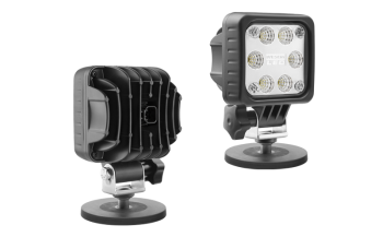 Phare de travail avec LEDs, support magnétique et connecteur Deutsch DT04-2P intégré