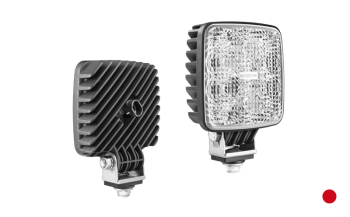 Phare de travail avec LEDs et connecteur AMP SuperSeal intégré - lumière rouge