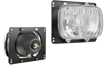 Phare avant type R2 (feux: de croisement, de route, de position)