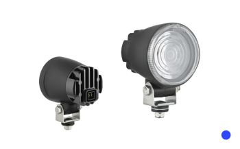 Phare spéciale avec LEDs et connecteur AMP Faston intégré - bleue