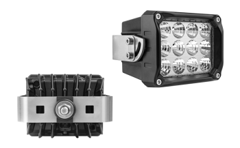 Phare de travail avec LEDs, support arrière et connecteur AMP SuperSeal intégré