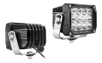 Phare de travail avec LEDs, support inférieur et câble