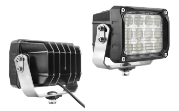 Phare de travail avec LEDs, support inférieur et câble