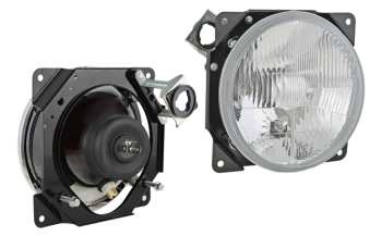 Phare avant pour Honker, type H4 - gauche (feux: de croisement, de route, de position)