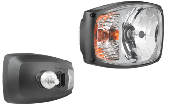 Phare avant type H4 avec connecteur AMP SuperSeal - droit