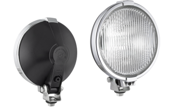 Phare halogène d'antibrouillard avec cadre chromé