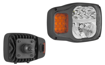 Phare avant avec LEDs, support arrière et connecteur AMP SuperSeal intégré - droit
